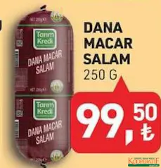 TARIM KREDİ DANA MACAR SALAM 250 G